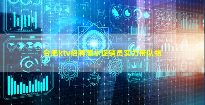 合肥ktv招聘酒水促销员实力带队物